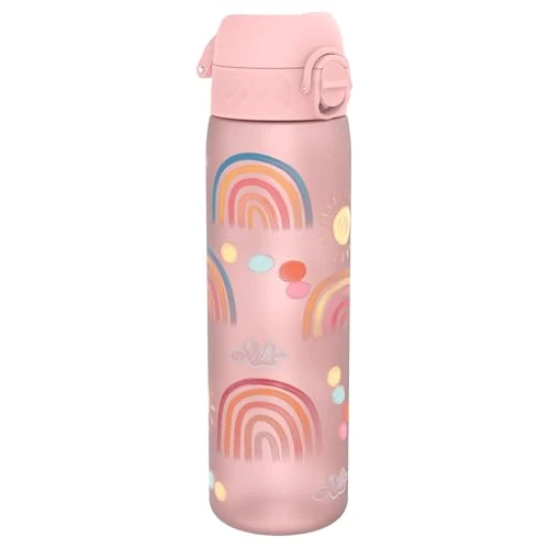 Tijdelijke aanbieding: ION8 Waterfles, 500 ml/18 oz, Lekvrij, Makkelijk te Openen, Veilige Vergrendeling, Vaatwasserbestendig, BPA-vrij, Draaghendel, Past in Bekerhouders, Makkelijk Schoon, Geurvrij, Drinkfles Regenbogen van 15.99 EUR naar 15.99 EUR (korting 0%)