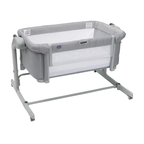 Zeitlich begrenztes Angebot: Chicco Next2Me Magic Evo, Beistellbett, Babybett für Neugeborene, mit Schaukelmodus, Aufklappbar, 11 Höhenstufen, einstellbare Höhe, 4 Räder, inklusive Matratze und Reisetasche, Hellgrau von 192.99 € auf 179.00 € (7% Rabatt)