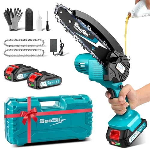 Offerta a tempo: Mini Motosega a Batteria + Kit di Accessori — 50% da 59,99 € a 29,99 €