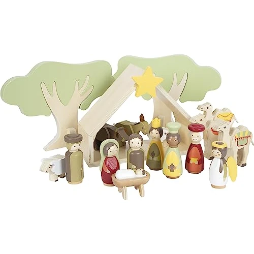 Tijdelijke aanbieding: small foot houten kerst kinderspeelset, kindvriendelijke kerstversiering, 12356 van 49.67 EUR naar 49.67 EUR (korting 0%)