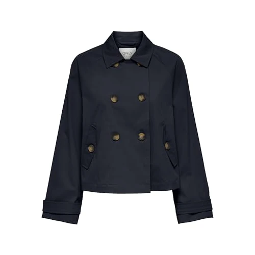 ONLY Dames trenchcoat kort, night sky, L