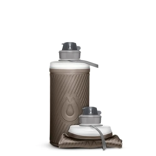 Tijdelijke aanbieding: HydraPak Flux opvouwbare trekking-waterfles, 1 l, mammoetgrijs van 32.34 € naar 32.34 € (0.00% korting)