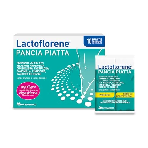 Offre limitée : Montefarmaco Otc Lactoflorene Ventre Plat 10 Sachets de 11.99 € à 9.90 € (17% de remise)