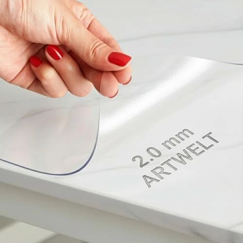 Offerta a tempo: Artwelt Pellicola per Tovaglia Trasparente Antigrasso Protettiva per Tavolo Protezione Pellicola Impermeabile Lavabile (140cm X 80cm) - 61% da 35.73 € a 13.96 €