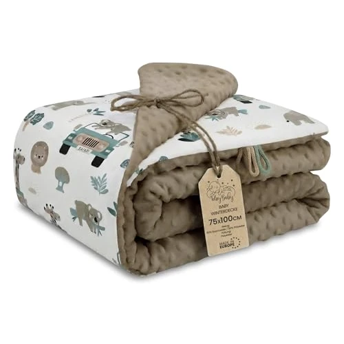 Offerta a tempo: Totsy Baby Coperta Neonato Pile Coperta Invernale 100x75 cm Invernale – copertina minky cotone calda morbida coccolosa bimbi inverno – carrozzina bambini Africa - 0.00% da 31.99 € a 31.99 €