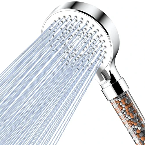 Oferta ograniczona: Magichome Słuchawka prysznicowa z filtrem, 5 rodzajów strumienia, oszczędzająca wodę, głowica prysznicowa z 3-warstwową filtracją kamieni mineralnych, zwiększająca ciśnienie, słuchawka prysznicowa i z 49.99 PLN na 49.99 PLN (zniżka 0%)