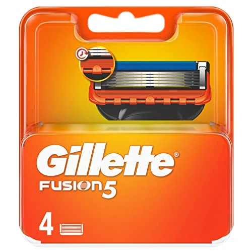 Offerta a tempo: Gillette Fusion5 Lamette di Ricambio per Rasoio da Uomo (4 lamette) - 15% da 16.99 € a 14.49 €