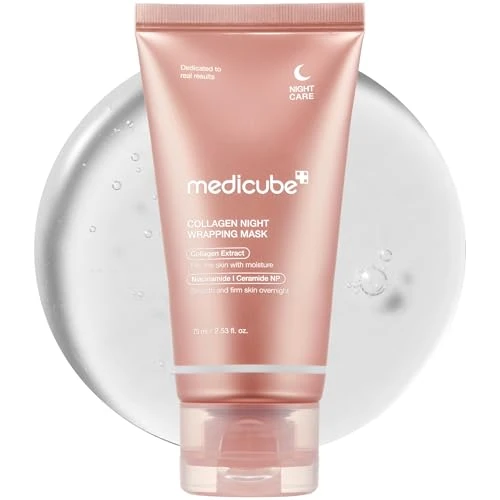 Medicube Collagen Night Wrapping Cream for Elasticity and Hydration – maseczka do spania na noc z kolagenem do odnawiania i odmładzania skóry – koreańska pielęgnacja skóry