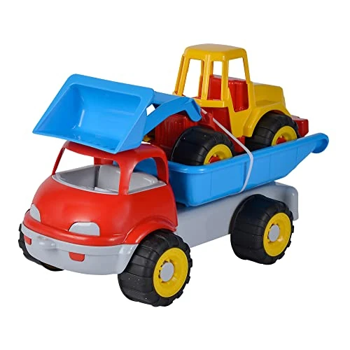 Offerta a tempo: Camion ribaltabile con escavatore, giocattolo di sabbia, 29 cm/36 cm, materiale morbido, a partire da 10 mesi - 12% da 15.29 € a 13.41 €