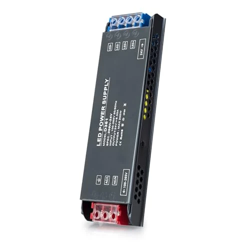 Oferta limitada: BRIMETI Transformador 220V a 24V 200W 8,3A LED Driver, Ultra Fino Fuente de Alimentación 220V a 24V DC Driver de Bajo Tensión Controlador LED Voltaje Constante de 19.99 € a 19.99 € (ahorro 0.00%)