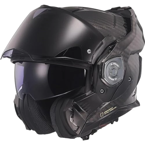 Offerta a tempo: LS2, Casco moto modulare ADVANT X CARBON Gloss Carbon — 8% da 370,00 € a 340,71 €