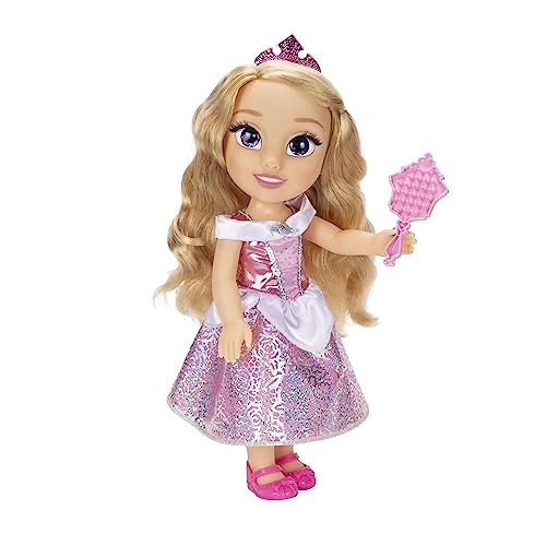 Offre limitée : Disney Princesse - Poupée 38cm Aurore La Belle Au Bois Dormant - Licence Officielle Disney - Collection Mon Amie Princesse - Robe Effets Argentés Et Brosse Incluse - Poupée à Collectionner - Dès 3 Ans de 24.58 EUR à 23.35 EUR (remise 5%)