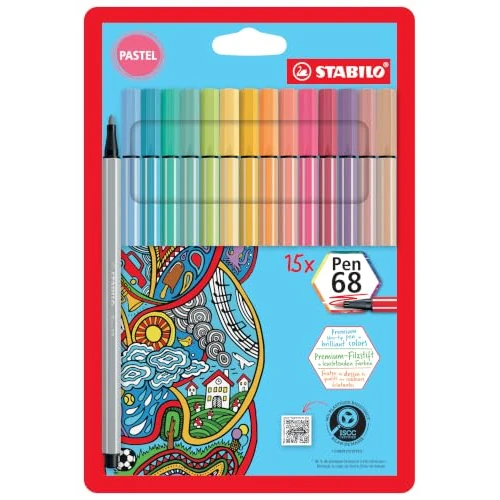 Zeitlich begrenztes Angebot: STABILO - Premium-Filzstift - Pen 68 von 13.57 € auf 11.44 € (16% Rabatt)