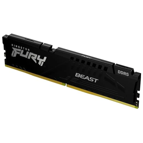 Kingston FURY Beast Zwart DDR5 8GB 5600MT/s CL36 DIMM Desktop Gaming Geheugen Enkelvoudig AMD EXPO en Intel XMP - KF556C36BBE-8