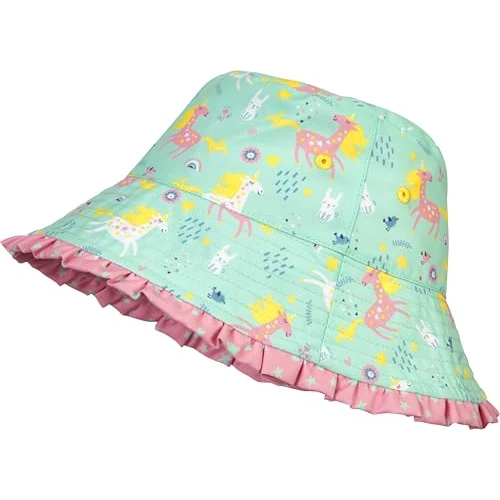 Zeitlich begrenztes Angebot: Playshoes Mädchen Uv-Schutz Sonnenhut Bademütze Kopfbedeckung, Einhorn, 55 EU von 22.99 € auf 9.89 € (57% Rabatt)