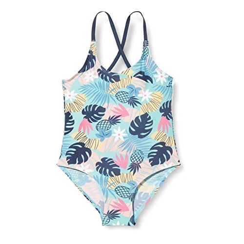 Offerta a tempo: Playshoes Costume da bagno con protezione UV Bambine e ragazze, Tropicale, 110-116 - 0.00% da 15.69 € a 15.69 €