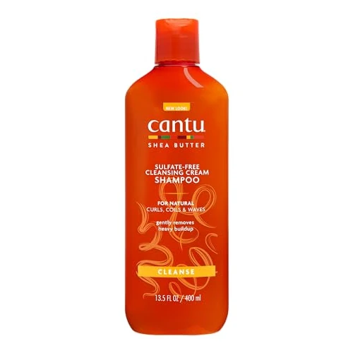 Limitiertes Angebot: Cantu Cleansing Cream Shampoo – Shampoo für lockiges und krauses Haar – reichhaltige Formel aus Shea Butter – sanfte und tiefenwirksame Reinigung für Haar und Kopfhaut – sulfatfrei – 400 ml von 13.99 EUR auf 13.99 EUR (Spare 0%)