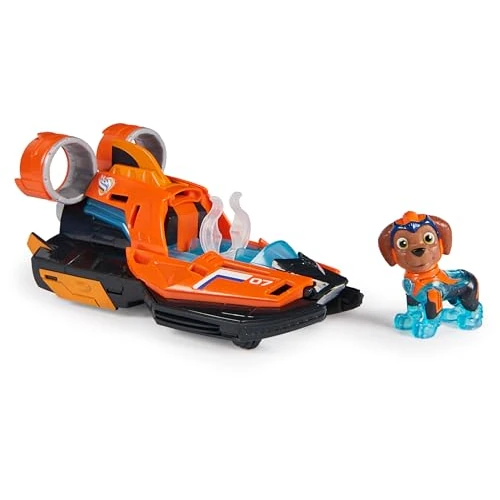 Zeitlich begrenztes Angebot: Spin Master PAW Patrol: Der Mighty Kinofilm, Superhelden-Basis-Fahrzeug von Zuma mit Welpenfigur, Speedboot mit Licht- und Geräuscheffekten, Spielzeug geeignet für Kinder ab 3 Jahren von 19.99 € auf 10.69 € (47% Rabatt)