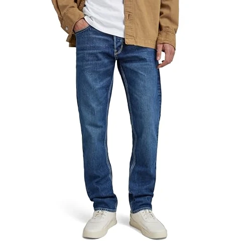 G-STAR Mosa Straight Jeans Hombre, Azul (Faded Atlantic Ocean D23692-c052-g119), 27W / 32L