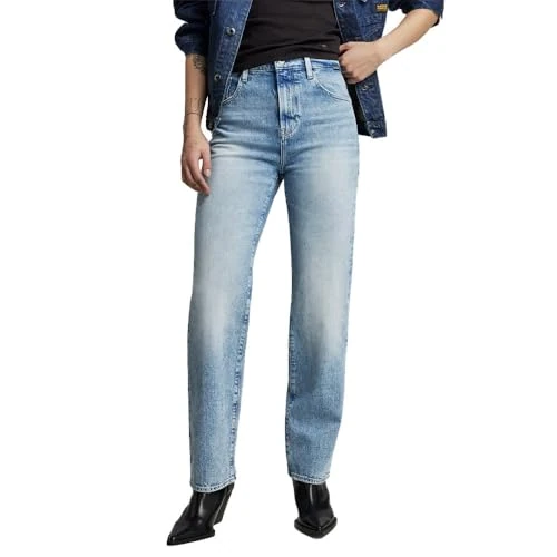 G-Star Femme Jean Viktoria High Straight, Bleu (vintage olympic blue D23959-D434-D905), 23W / 30L