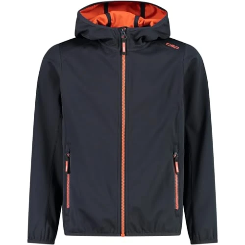 Limitiertes Angebot: CMP Unisex Kinder Leichte Softshelljacke für Kinder mit Fester Kapuze Jacke Kokon-Mantel, Anthrazit, 116 von 49.95 EUR auf 32.99 EUR (Spare 34%)