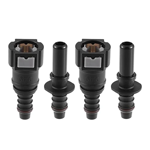 A ABSOPRO 9,89 mm SAE a 10,5 mm Dritto Auto Carburante Flessibile Rilascio Connettore 2 Set