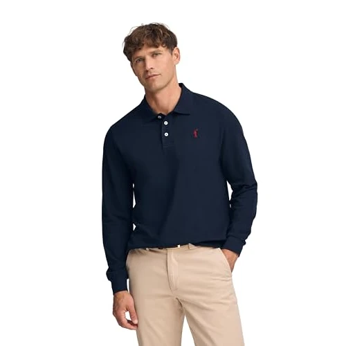 Tijdelijke aanbieding: Polo Club Poloshirt Heren 100% Katoen - Polo for Men - Lange Mouw van 44.90 € naar 44.90 € (0.00% korting)