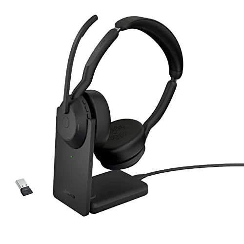 Offerta a tempo: Jabra Evolve2 55 Cuffie Wireless Stereo con base di ricarica, USB-A dongle, Tutte le piattaforme, Stereo, Supporto incluso - 0.00% da 150.08 € a 150.08 €