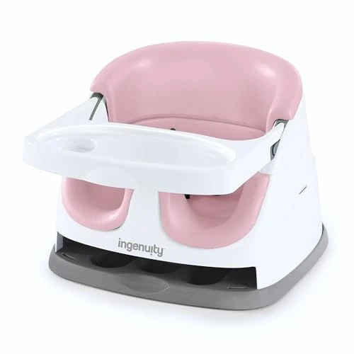 Limited-time offer: Ingenuity, Baby Base 2-in-1 Seat, Peony, Booster Chair, Dining and Feeding Seat for Toddlers, Easy to Clean with Removable and Self-Storing Tray, Ages 6 Months+ from 29.99 £ to 26.73 £ (save 10.87%)