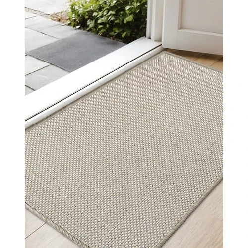 Begrenztes Angebot: COLOR&GEOMETRY Klein Schmutzfangmatte Innen 43x75cm, Fußmatte Innen, rutschfeste Fußmatte, Eingangsteppich, Sauberlaufmatte, Türmatte für Eingang, Haustür, Innen und Außen (Beige) von 18.97 EUR auf 18.97 EUR (Rabatt 0%)