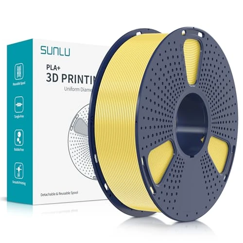Oferta limitada: SUNLU PLA Plus 3D Filamento para impresora, filamento PLA+ de 1.75mm, dureza mejorada, apto para impresoras 3D FDM, precisión dimensional +/- 0.02mm, carrete de 1kg(2.2libras), Macarrón Amarillo Limón de 149.99 € a 15.99 € (ahorro 89.34%)