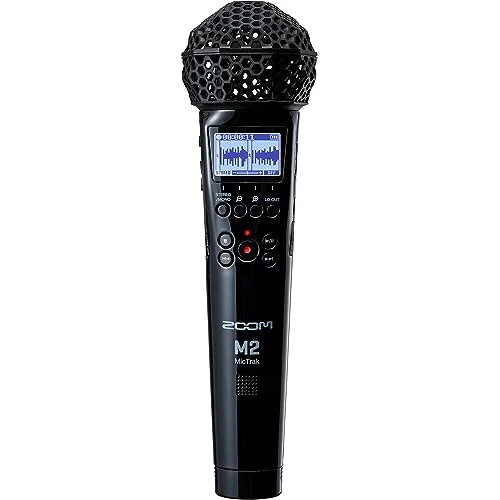 Limited offer: Zoom M2 MicTrak – Portable stereo audio recorder with 32-bit float technology for podcasts, music, interviews – Black from 120.39 EUR to 111.96 EUR (save 7%)