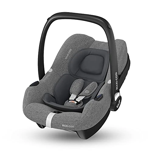 Maxi-COSI CabrioFix i-Size, Car Seat Baby, 0-12 Months, Max. 12 kg, Light Car Seat Baby (3.2kg), Large Sun Canopy, Extra Padded Seat, Fits Most Maxi-COSI Pushchairs, Select Grey