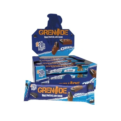 Grenade OREO Protein Bar - High Protein, Low Sugar, 12 x 60 g