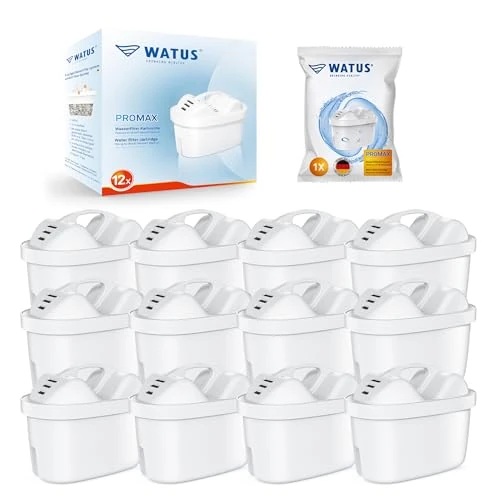 Zeitlich begrenztes Angebot: Watus Wasserfilter Kartuschen, für Brita Maxtra+ und Maxtra, Style, Marella, Elemaris, für Ersatz Brita Filterpatronen, Made in Germany (12) von 39.99 € auf 36.99 € (8% Rabatt)