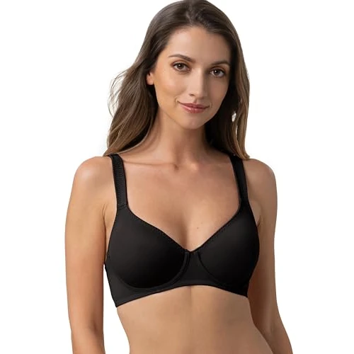 Zeitlich begrenztes Angebot: Dorina Lindsay Nicht Gepolsterter Bügel-BH für Damen - Weiches Mikrogewebe, Vollständige Abdeckung, Verstellbare Träger, Bequeme Unterstützung, Schwarz von 18.00 € auf 18.00 € (0.00% Rabatt)