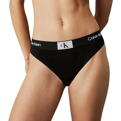 Offerta a tempo: Calvin Klein Slip Bikini Modellanti Donna Cotone Elasticizzato, Nero (Black), XS - 40% da 19.90 € a 11.95 €