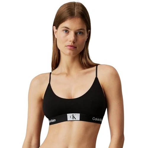Limitiertes Angebot: Calvin Klein Damen Bralette Unlined Weiche Cups, Schwarz (Black), S von 32.90 EUR auf 16.00 EUR (Spare 51%)