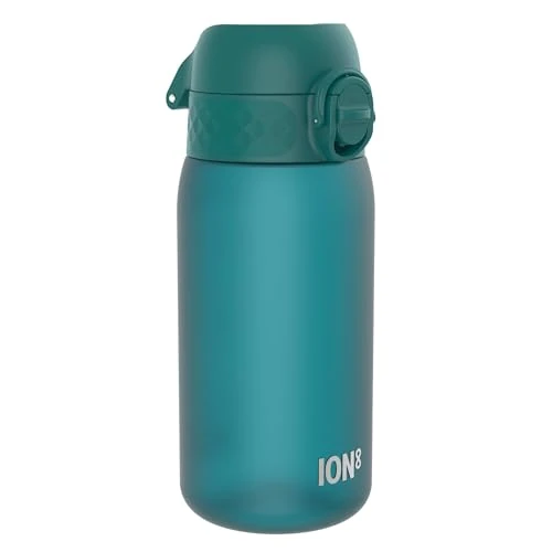 Offerta a tempo: Ion8 Borraccia per Bambini, 350 ml, a Prova di Perdite, Facile da Aprire, Serratura Sicura, Lavabile in Lavastoviglie, Senza BPA, Maniglia per il Trasporto, Facile Pulizia, Acqua - 46% da 13.99 € a 7.52 €