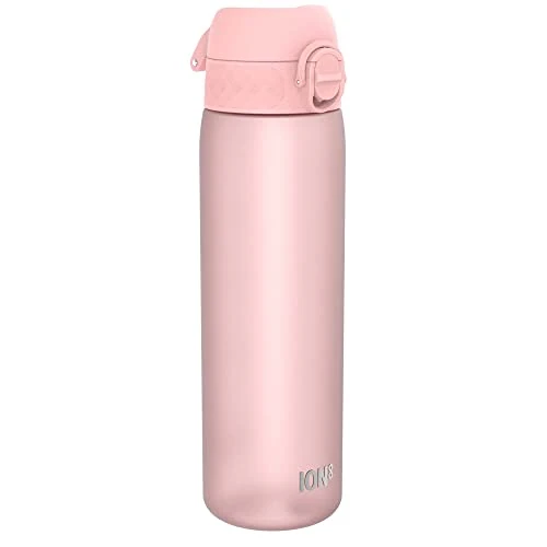 Offerta a tempo: Ion8 Borraccia a Prova di Perdite, 500ml, Facile da Aprire, Serratura Sicura, Lavabile in Lavastoviglie, Senza BPA, Maniglia per il Trasporto, Adatta a Portabicchieri, Facile Pulizia, Rosa Rosato - 42% da 14.99 € a 8.73 €