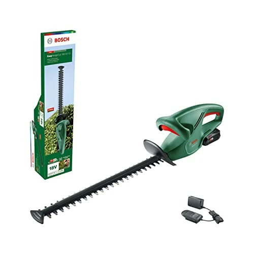 Bosch Akku-Heckenschere EasyHedgeCut 18V-52-13 (1x 2,0-Ah-Akku; 18 Volt System; 52 cm Messerlänge; zum Trimmen Kleiner Hecken; in Karton)