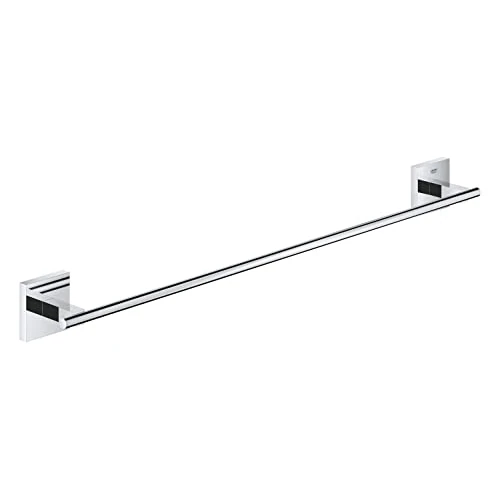 Offerta a tempo: GROHE QUICKFIX Start Cube, Porta asciugamani, Installazione a vite o con colla, Cromo, 600mm, 41089000 - 29% da 82.00 € a 58.29 €