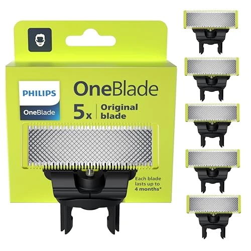 Limited-time offer: Philips OneBlade 5 Stainless Steel Original Replacement Blades Compatible with all OneBlade Electric Razors (model QP250/50) from 51.99 GBP to 51.99 GBP (save 0%)