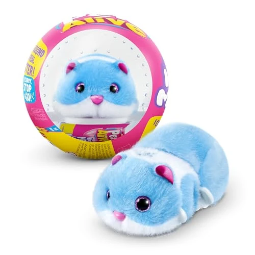 Offerta a tempo: Pets Alive Hamster Mania by ZURU, Blue Hamster, Pet Nurture, Soft Toy, Real Alive, 20+ Sounds Interactive, Electronic Pet, (Blue) - 0.00% da 12.99 € a 12.99 €