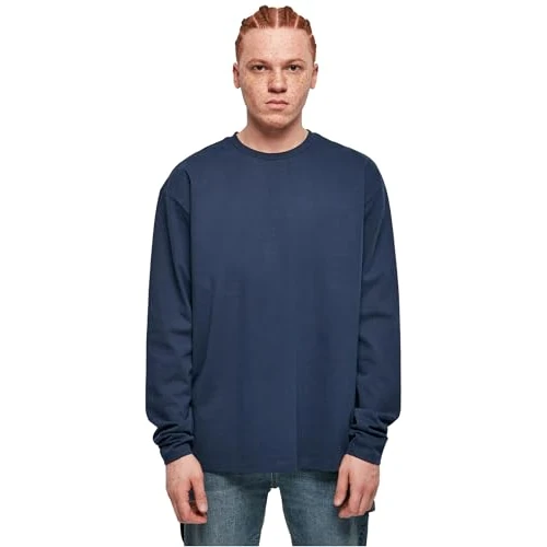 Urban Classics Herren Ultra Heavy Oversized Longsleeve T-Shirt, Darkblue, M EU