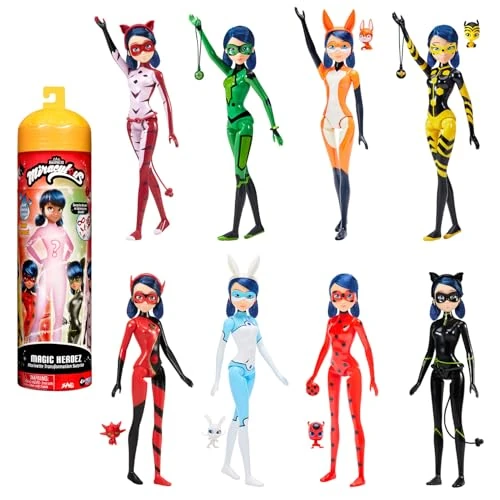 Limited-time offer: Miraculous Ladybug Magic Heroez Reveal Colour Change Doll | Marinette Transforms Into Surprise Costumes With This Colour Reveal Doll | Each doll's look remains a mystery until revealed! from 22.99 GBP to 12.60 GBP (save 45%)