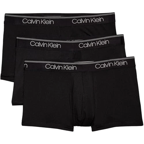 Begrenztes Angebot: Calvin Klein Herren 3er Pack Boxershorts Low Rise Trunks Baumwolle mit Stretch, Shwarz (Black), L von 44.89 EUR auf 33.67 EUR (Rabatt 25%)