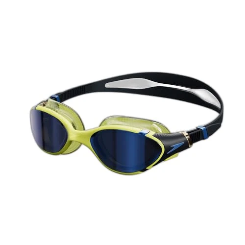 Offerta a tempo: Speedo Biofuse 2 Mirror Occhialini da nuoto per Unisex Adulto, Giallo/Grigio Fumo, One Size - 15% da 30.00 € a 25.49 €