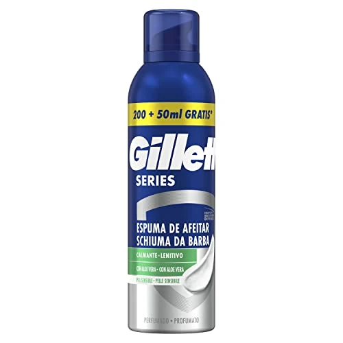 Limitiertes Angebot: Gillette Serie Beruhigender Rasierschaum mit Aloe Vera für Herrenrasierer, 250 ml von 9.04 EUR auf 9.04 EUR (Spare 0%)
