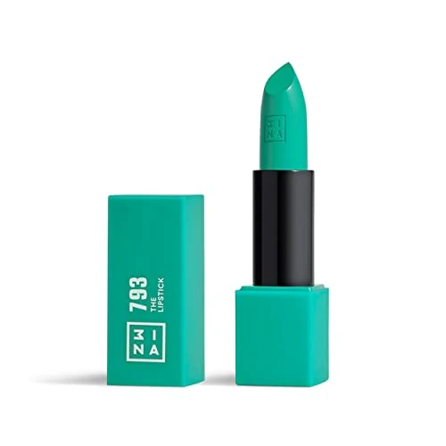 Offerta a tempo: 3INA MAKEUP - The Lipstick 793 - Verde turchese - Rosetto Verde turchese Rossetti Matte Cremosi con Vitamina E e Burro di Karite - Alta Pigmentazione al Profumo di Vaniglia - Vegan - Cruelty Free - 28% da 16.95 € a 12.20 €